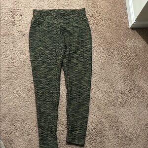 Green Patterned Leggings